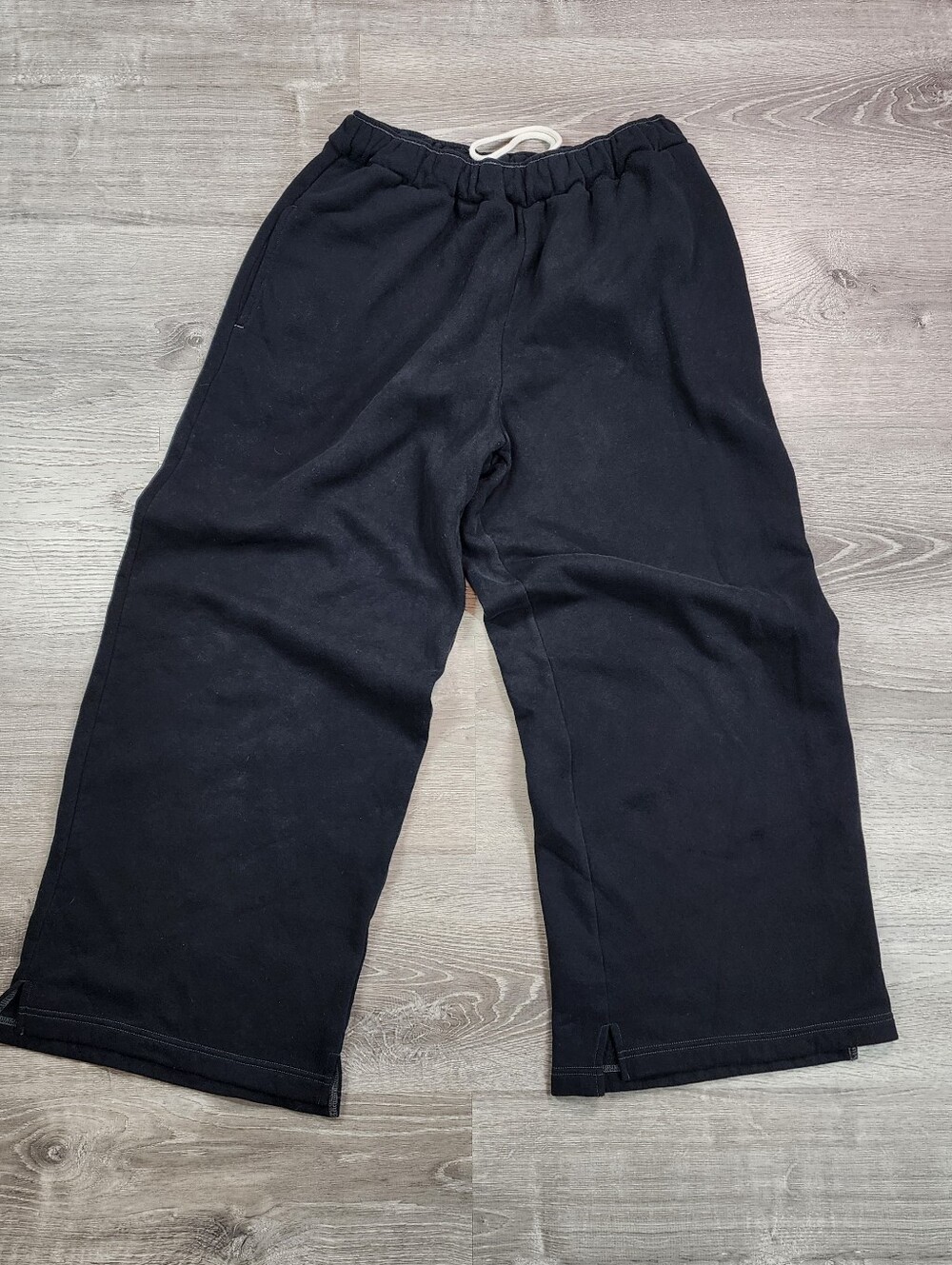 OUT FROM UNDER URBAN OUTFITTERS Black Baggy Wide Leg Sweatpants Women's Med